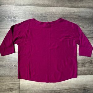 Chico's Cashmere Blend Sweater Office Wear Plus Size Colorful Festive